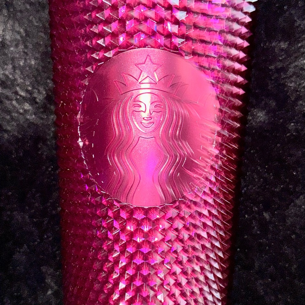 Starbucks Dark Red Tumbler - Embossed Base